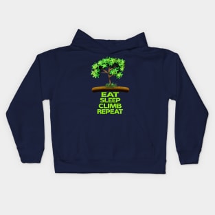 Eat Sleep Climb Repeat Kids Hoodie